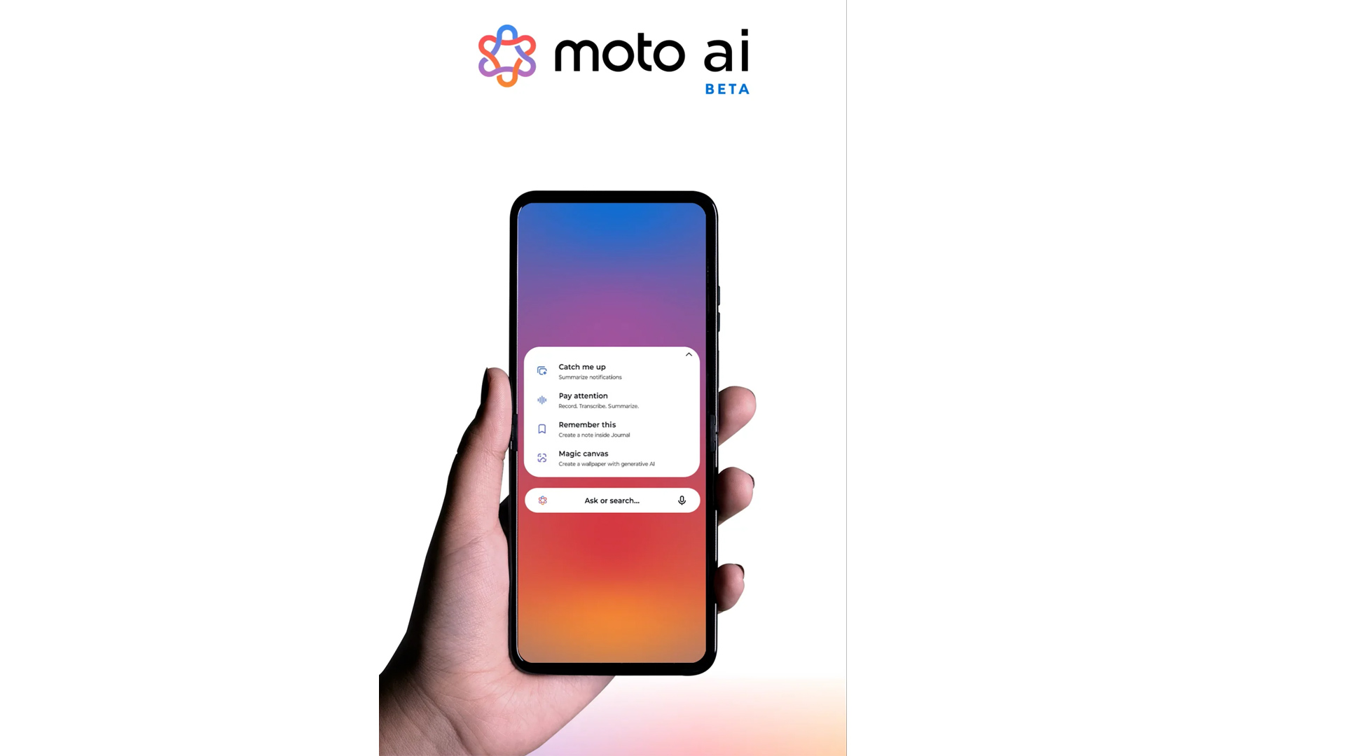 Motorola Mirar y hablar